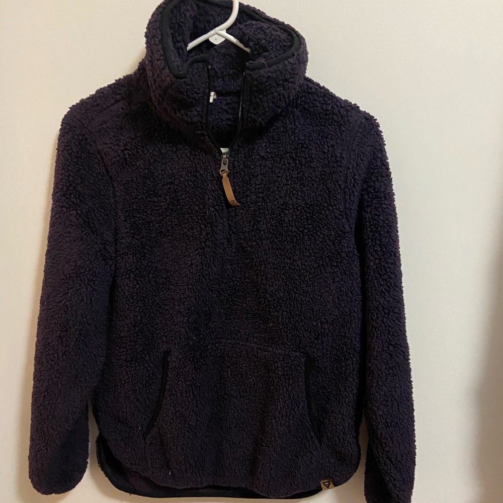 Purple Sherpa Quarter Zip